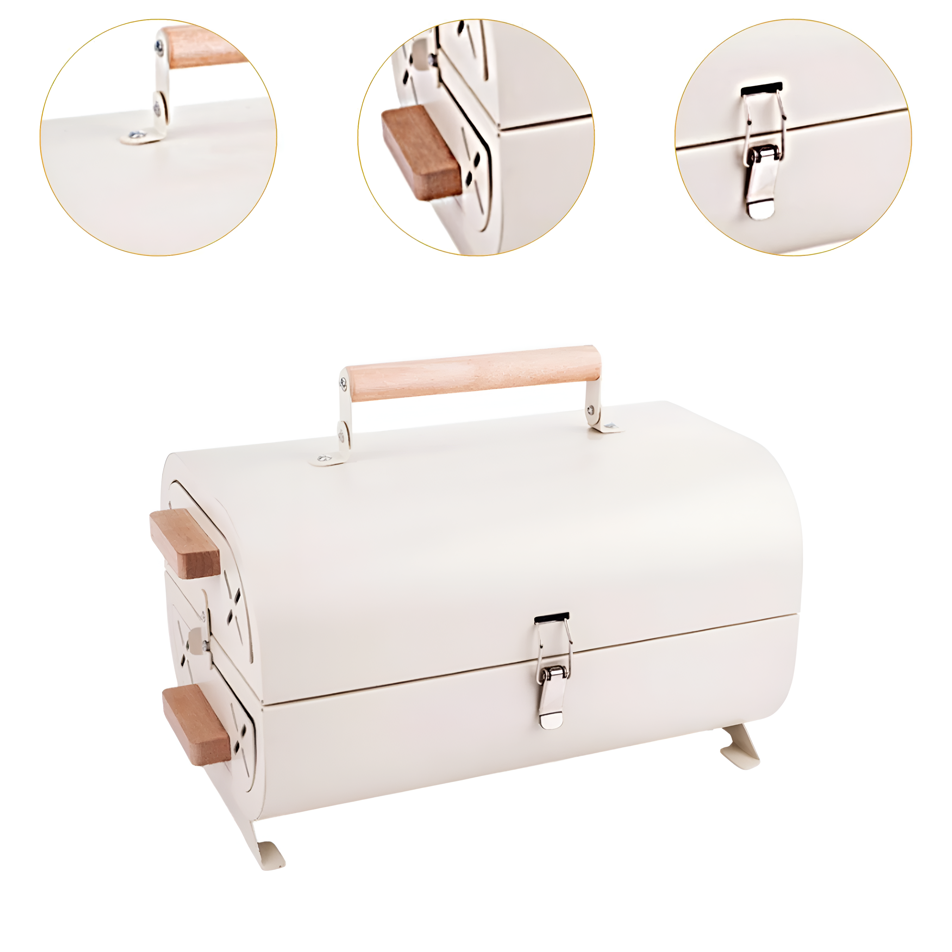 Barbecue Grill, BBQ Grill, Double Sided, Lightweight Versatile Tabletop Grill Grill for Party Patio Cooking Backyard
