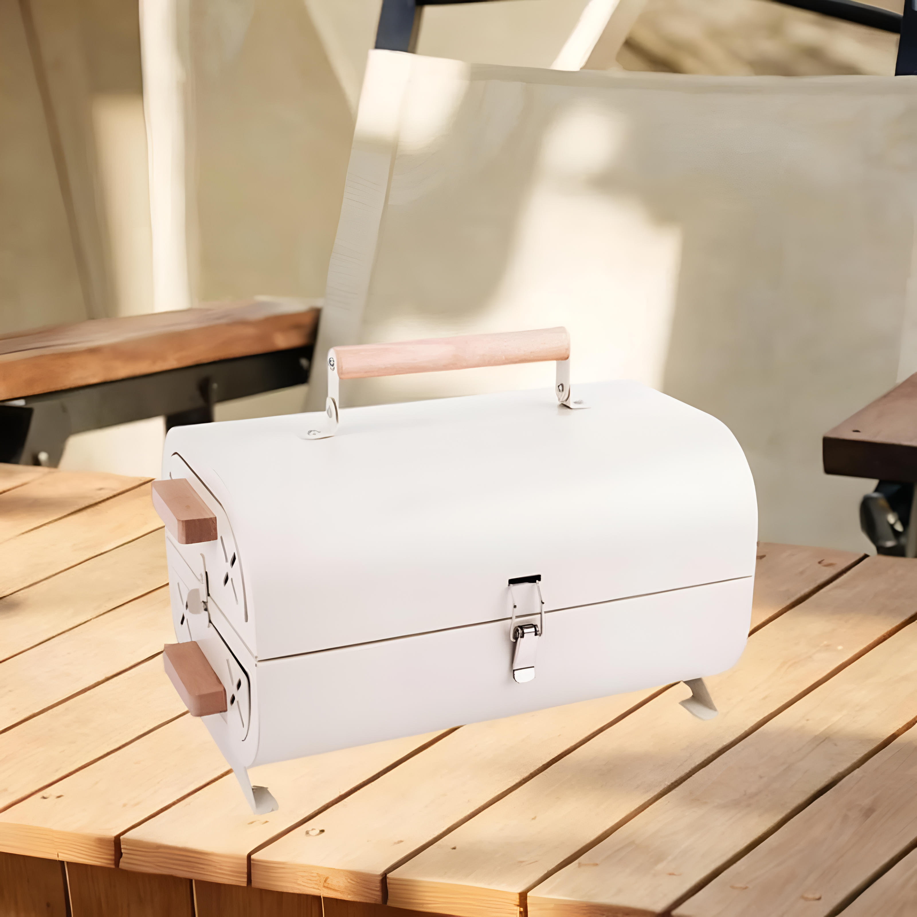 Barbecue Grill, BBQ Grill, Double Sided, Lightweight Versatile Tabletop Grill Grill for Party Patio Cooking Backyard
